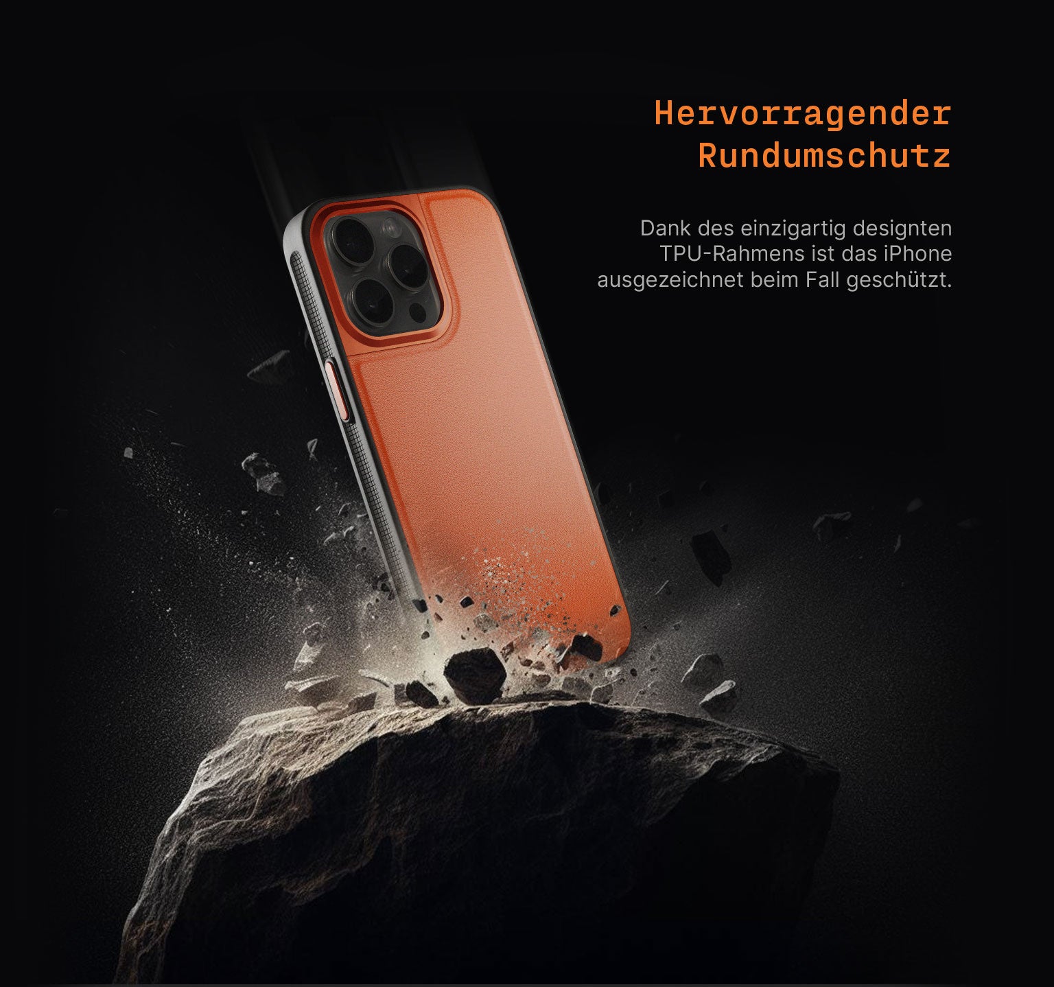 Sport Hülle | iPhone 15 | Shocking Orange