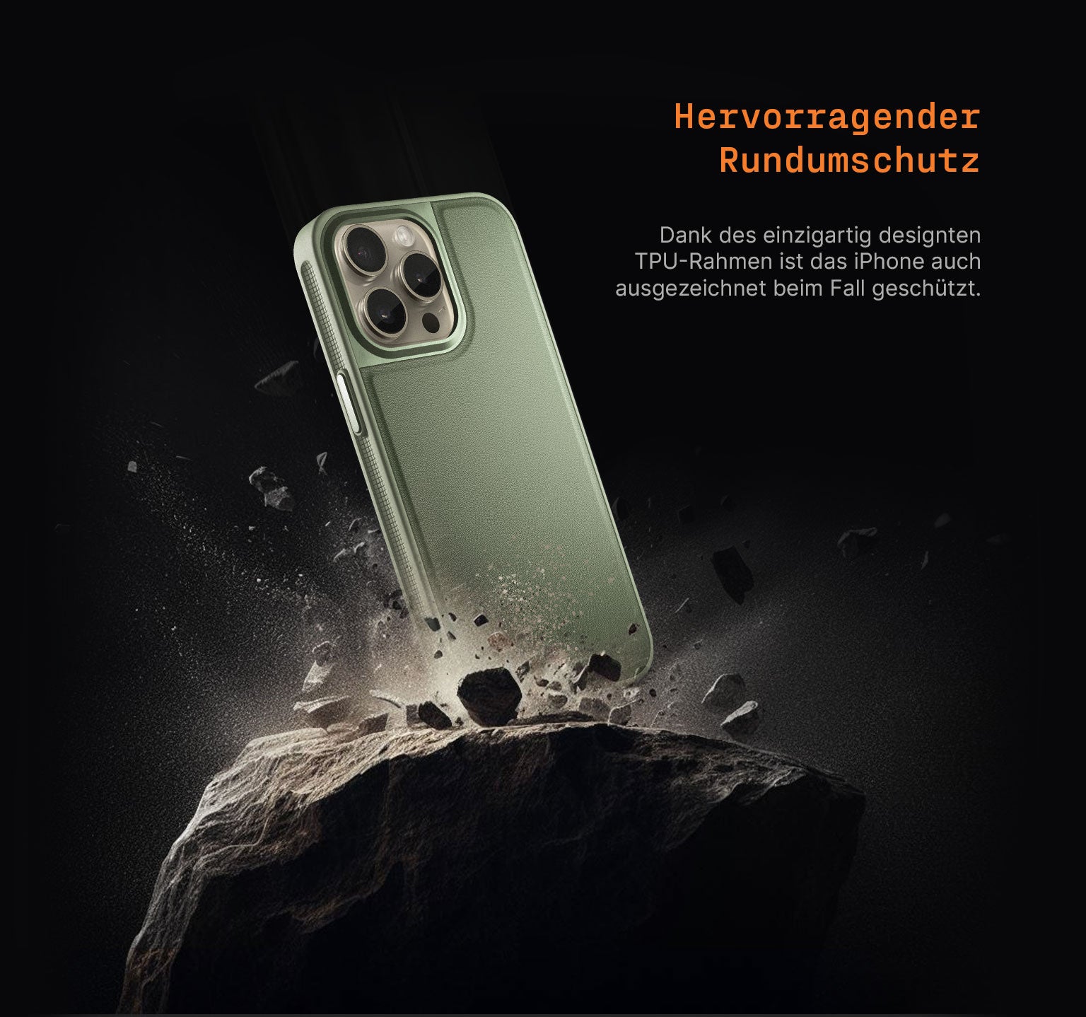 Sport Hülle | iPhone 15 Pro Max | Sage Grün