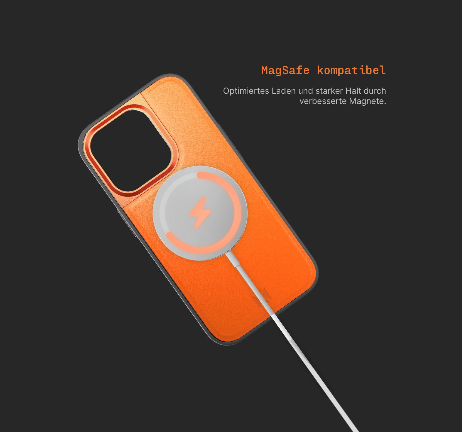 Sport Hülle | iPhone 15 Pro | Shocking Orange
