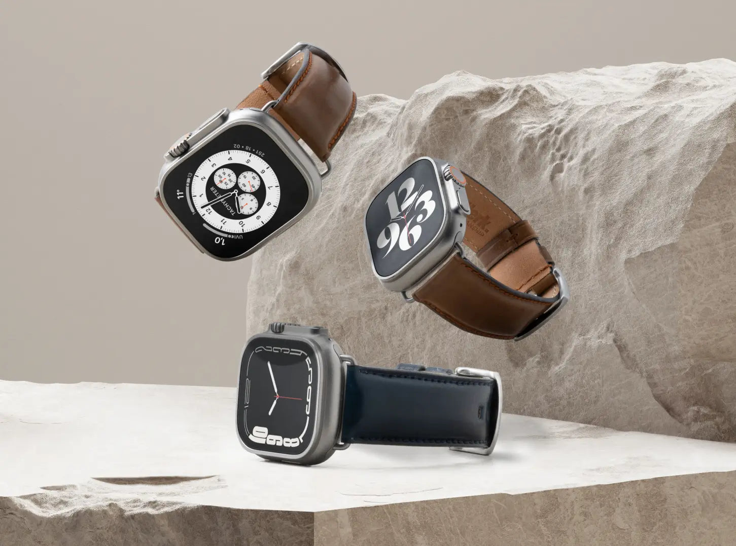 Apple 4 leather watch bands discount