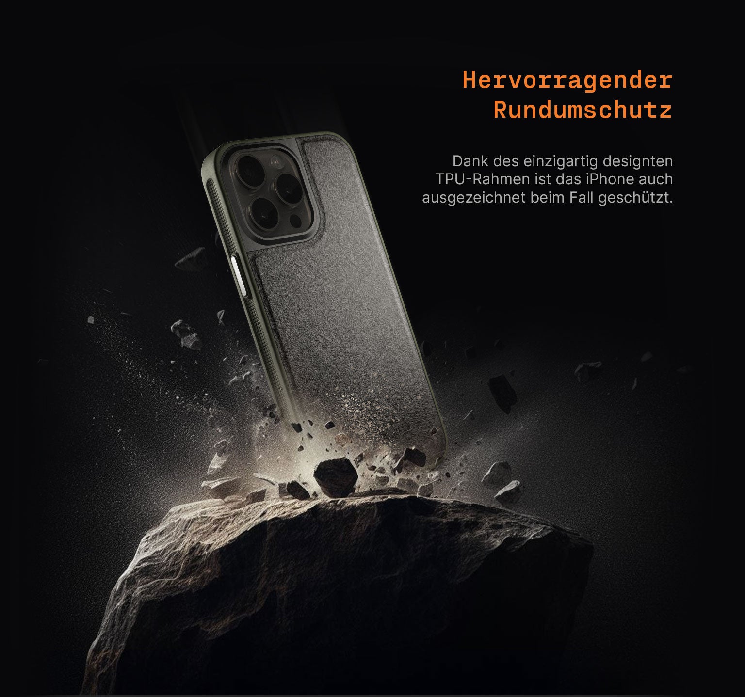 Handyhülle mit Band iPhone 15 Pro schwarz  Online Shop Gonser - Sicher &  Günstig einkaufen