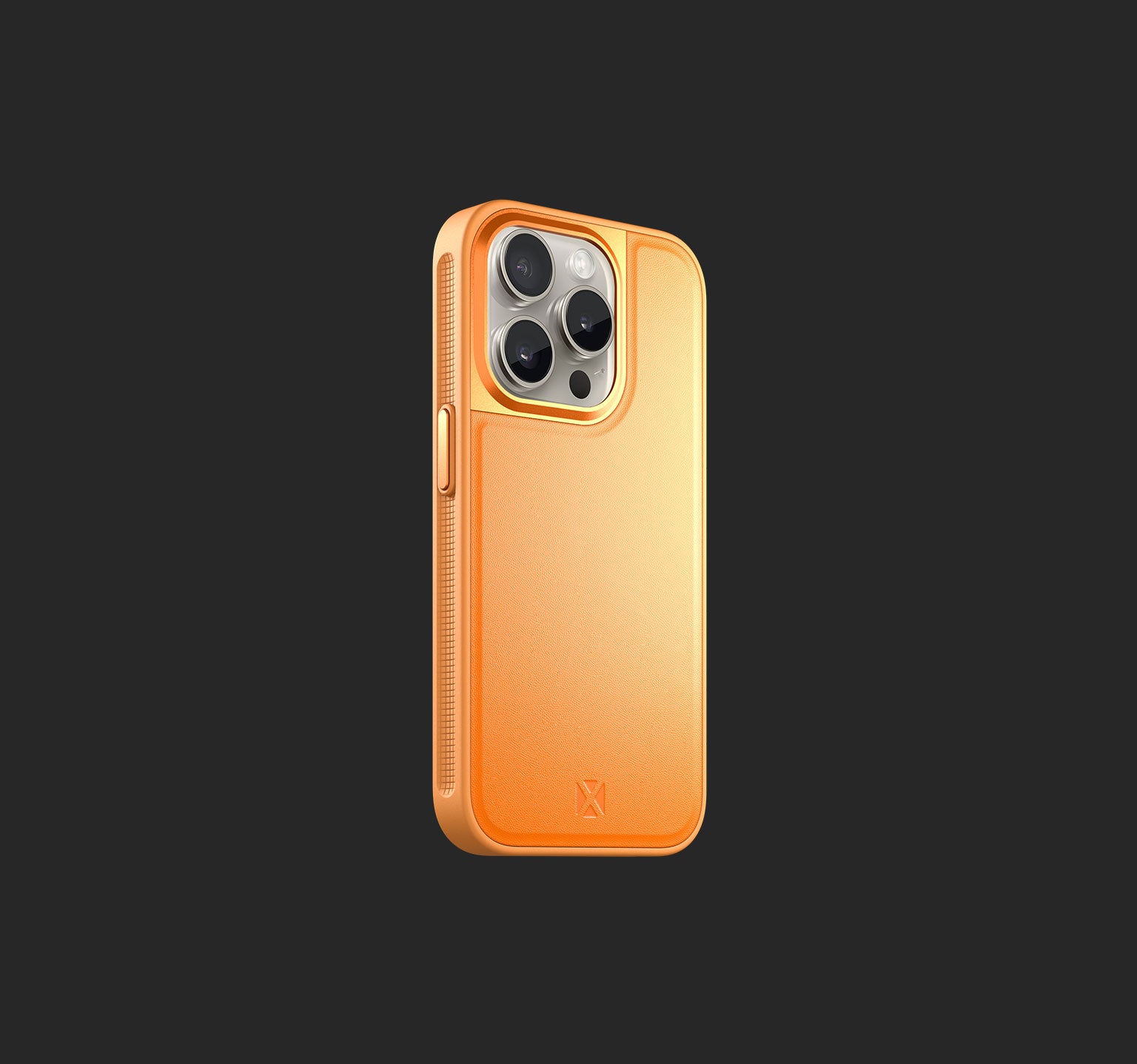 Performance Leather Case | Orange Pop | iPhone 15 Pro