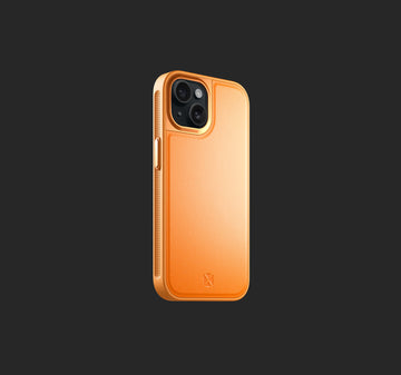 Performance Leather Case | Orange Pop | iPhone 15