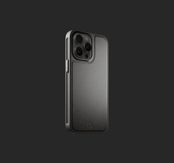 Performance Leather Case | Graphite | iPhone 15 Pro Max