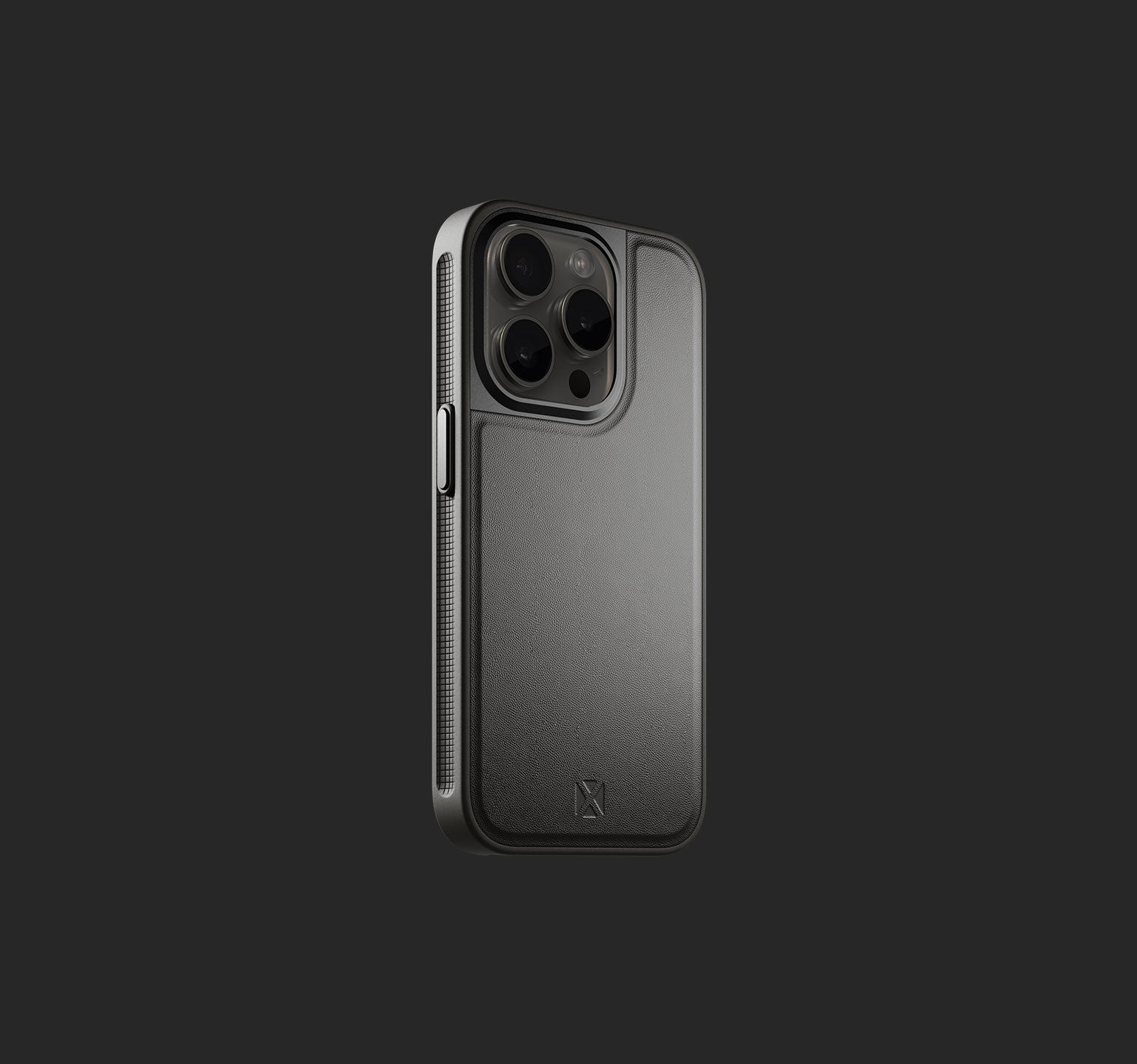 Performance Leather Case | Graphite | iPhone 15 Pro