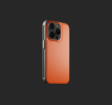 Performance Leather Case | Shocking Orange | iPhone 15 Pro