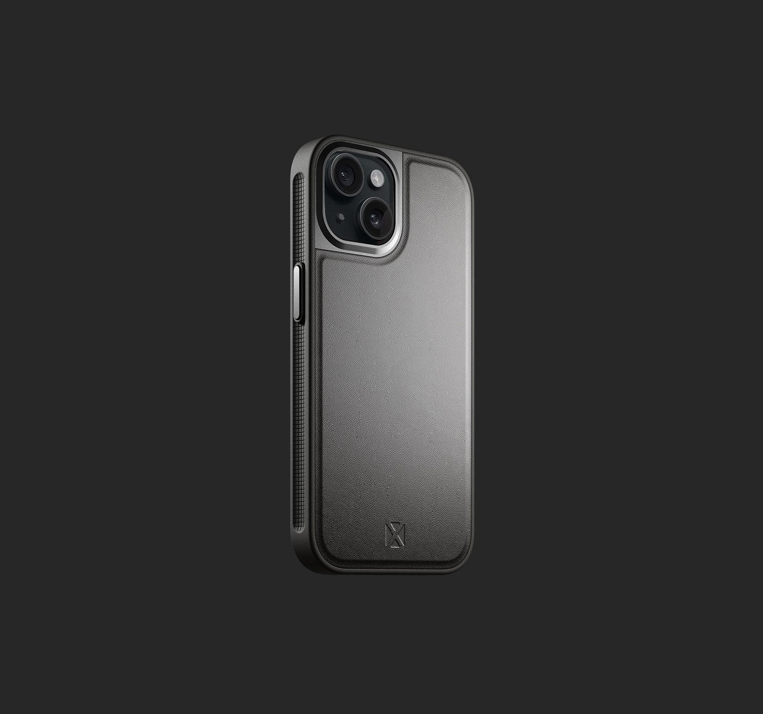 Performance Leather Case | Graphite | iPhone 15