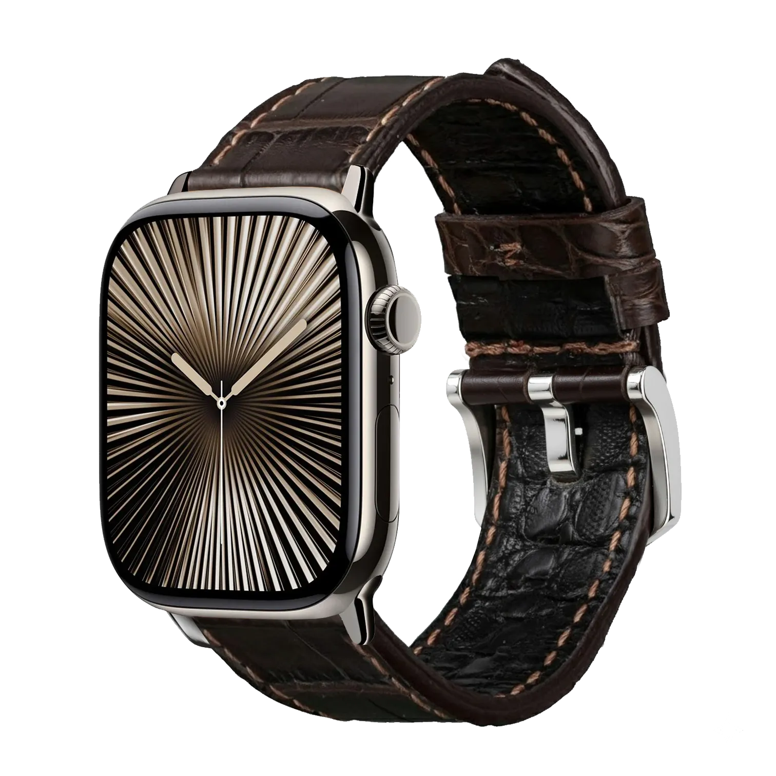 Braun / Ultra/46mm/45mm / Silber Poliert