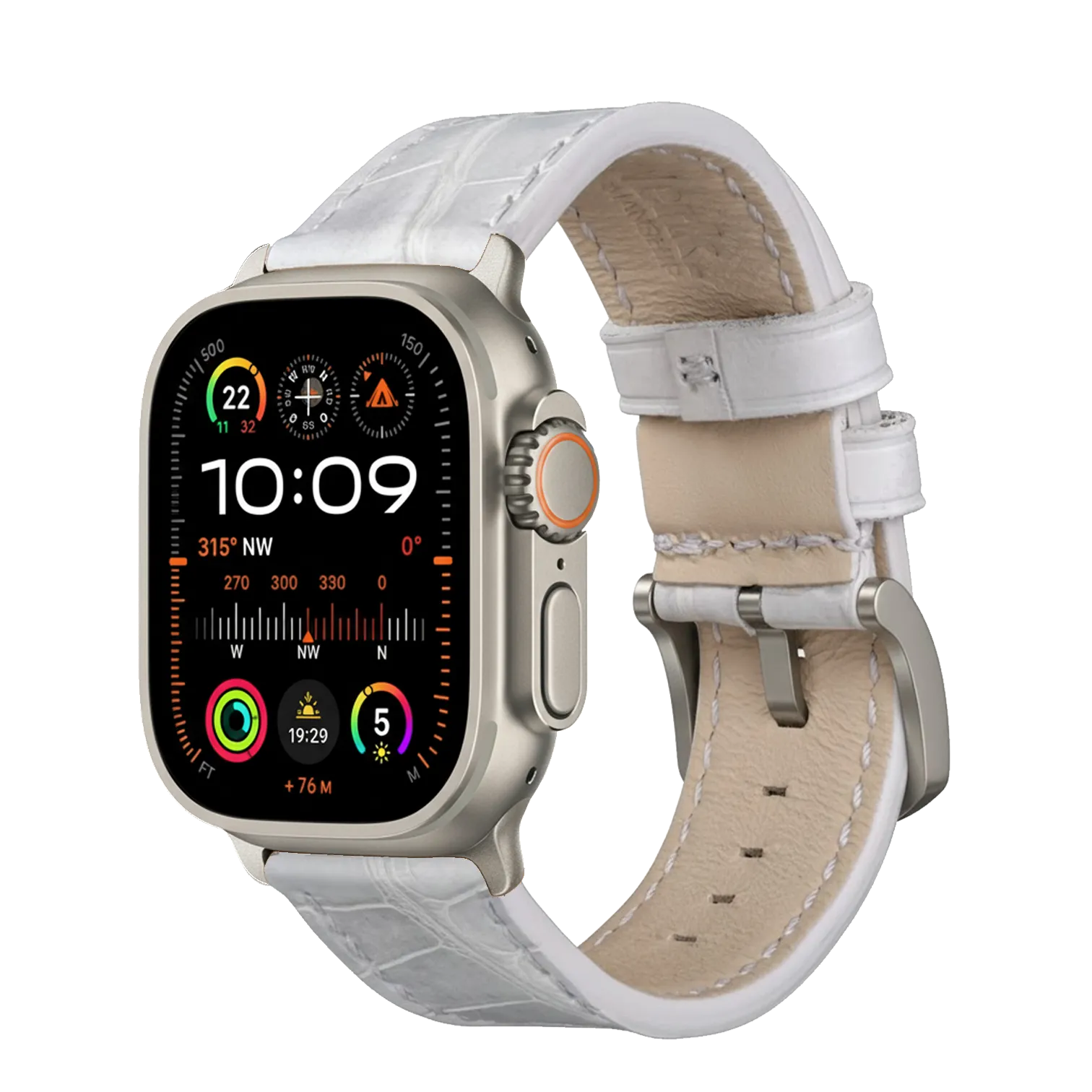 Himalaya / Ultra/46mm/45mm + Faltschließe / Schwarz Matt