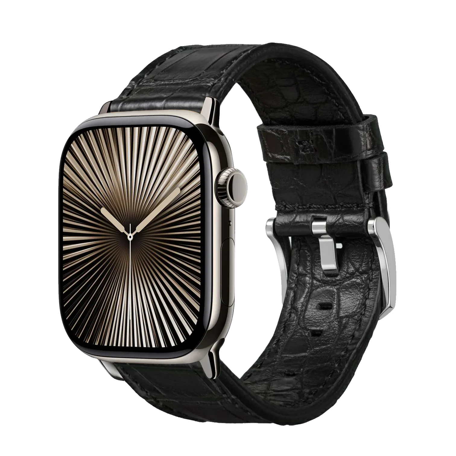 Tiefschwarz / Ultra/46mm/45mm / Silber Poliert