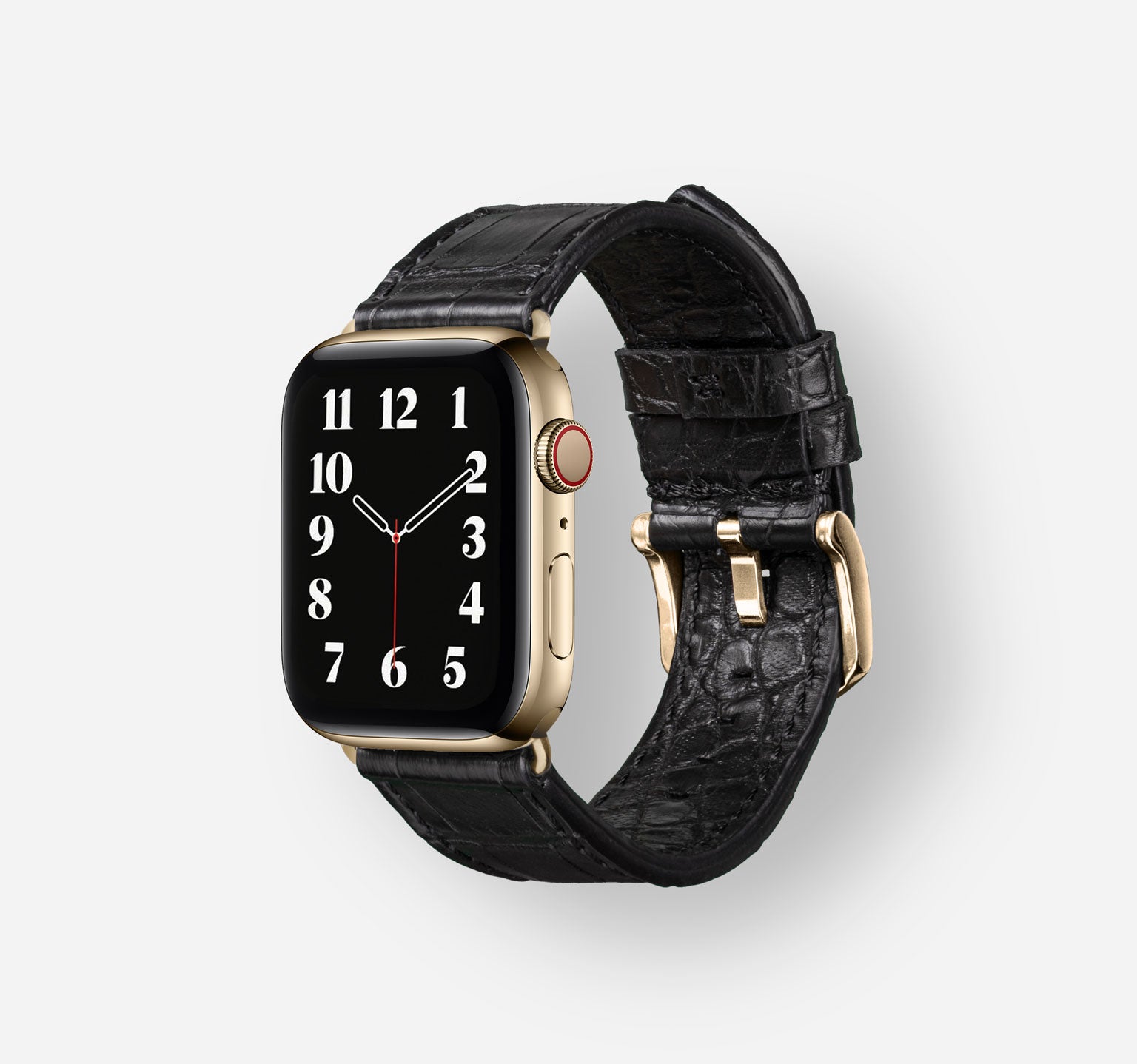 Alligator-Black-Stainless-Steel-Gold