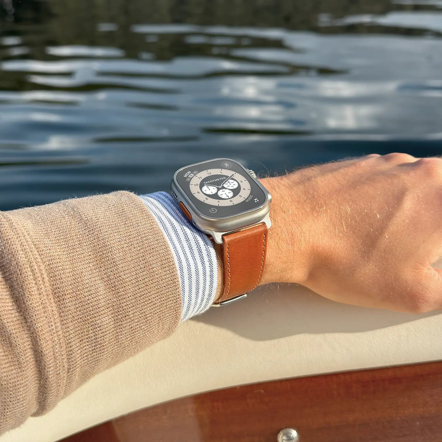 Apple Watch Armband aus exklusivem Cordovan Leder