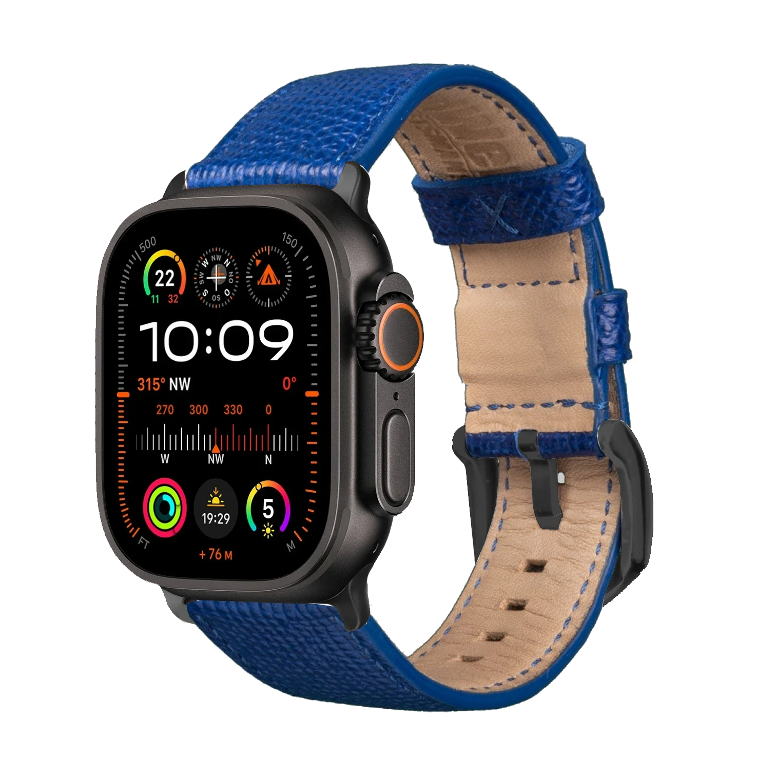 Marineblau / Ultra/46mm/45mm / Schwarz