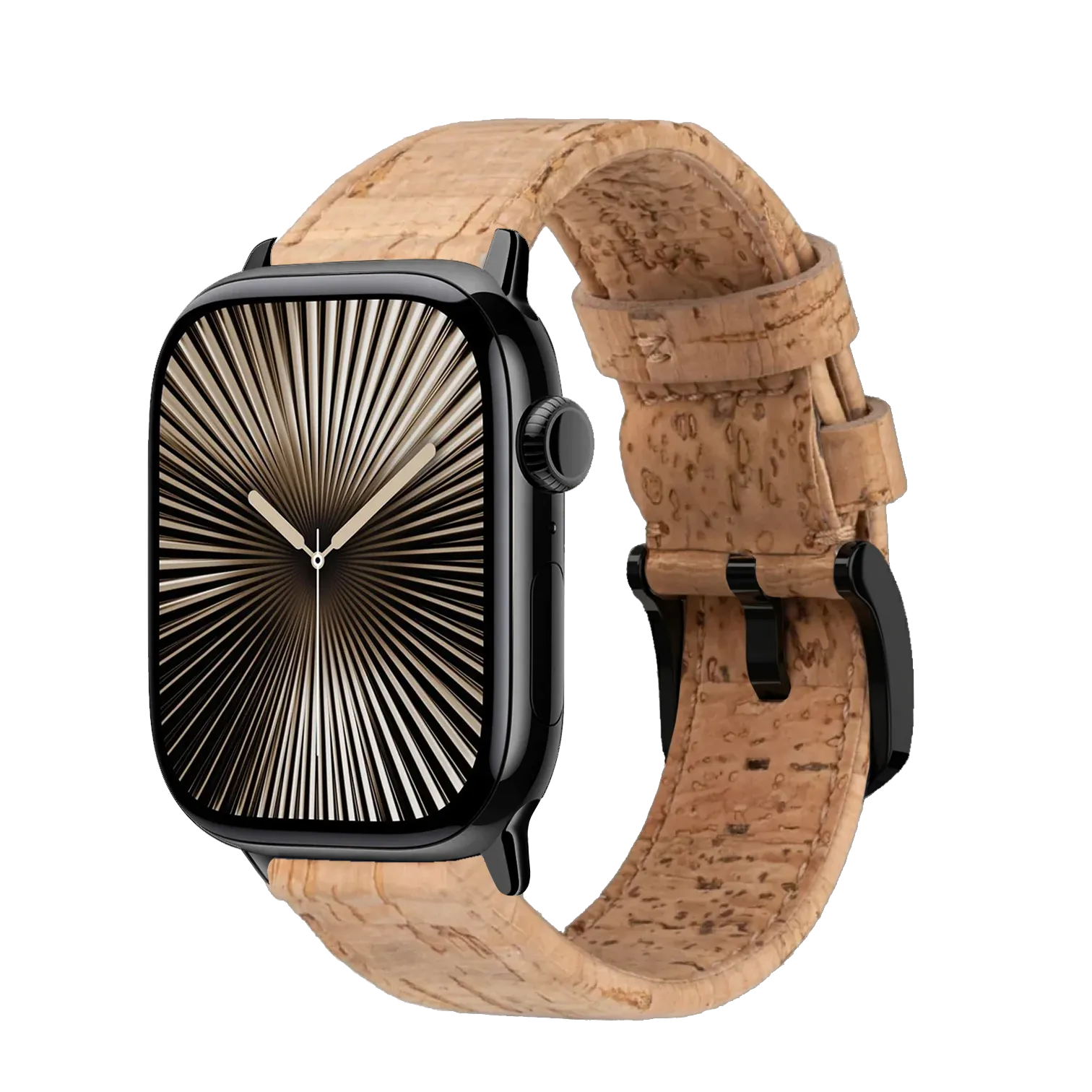 Hellbraun / 42mm / Schwarz Poliert