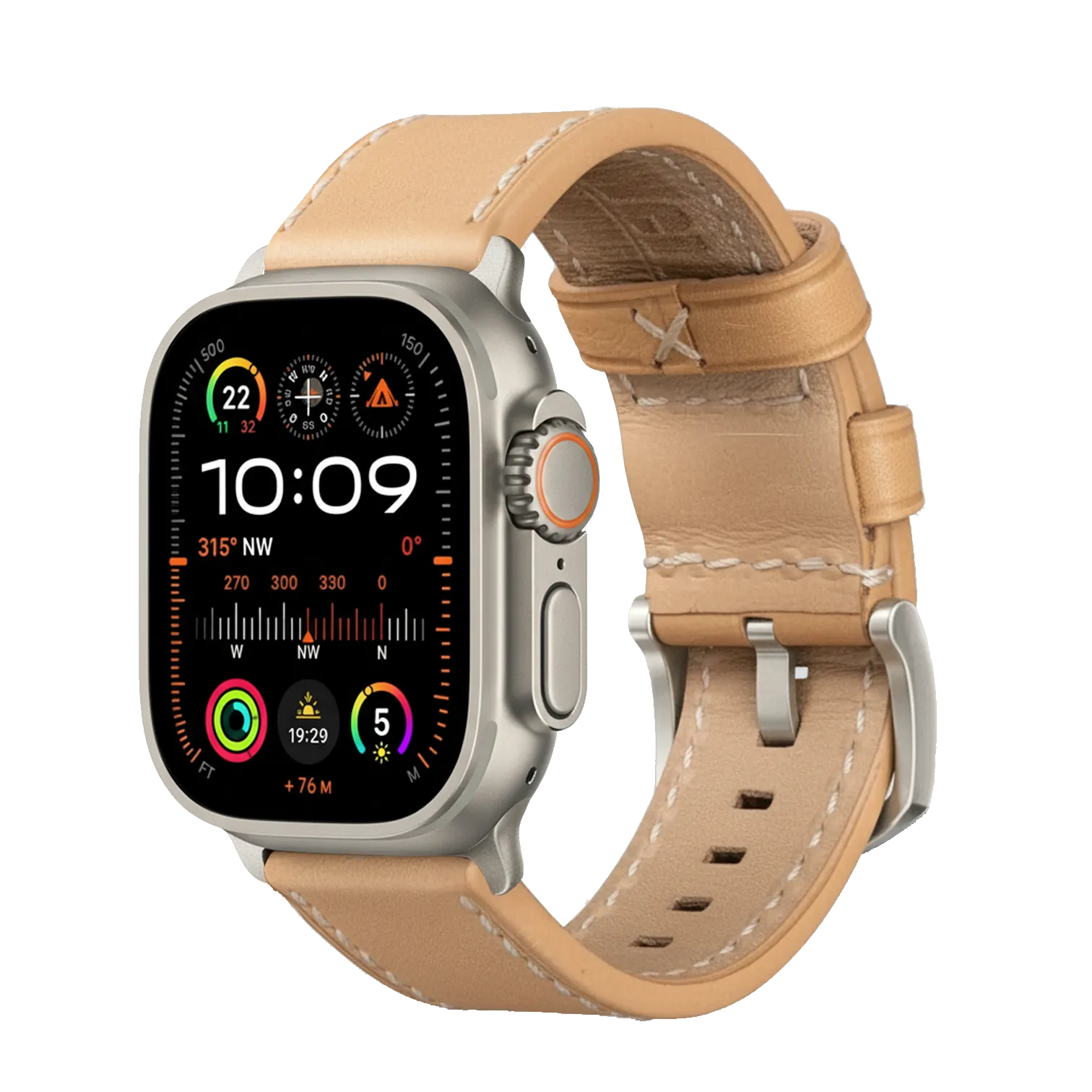 Cremeweiß / Ultra/46mm/45mm / Silber Matt