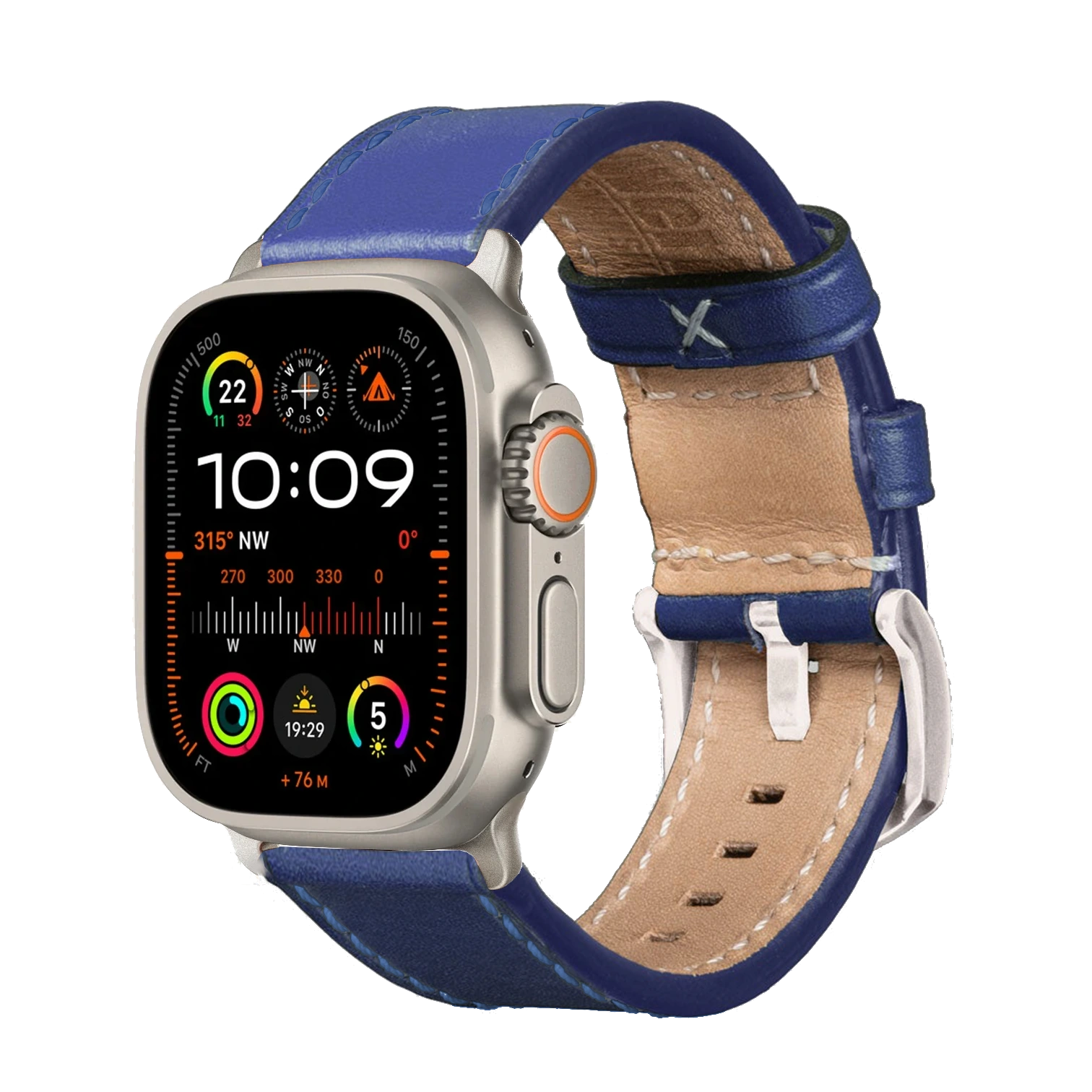 Blau / Ultra/46mm/45mm / Silber