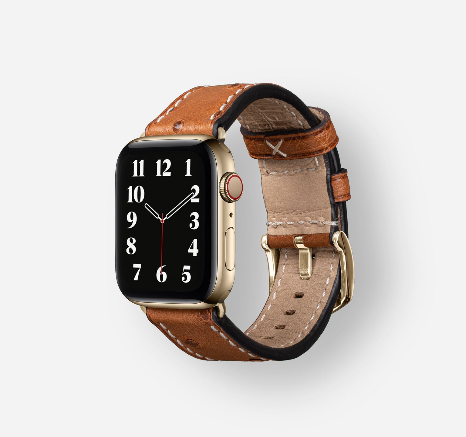 Ostrich-Brown-Stainless-Steel-Gold