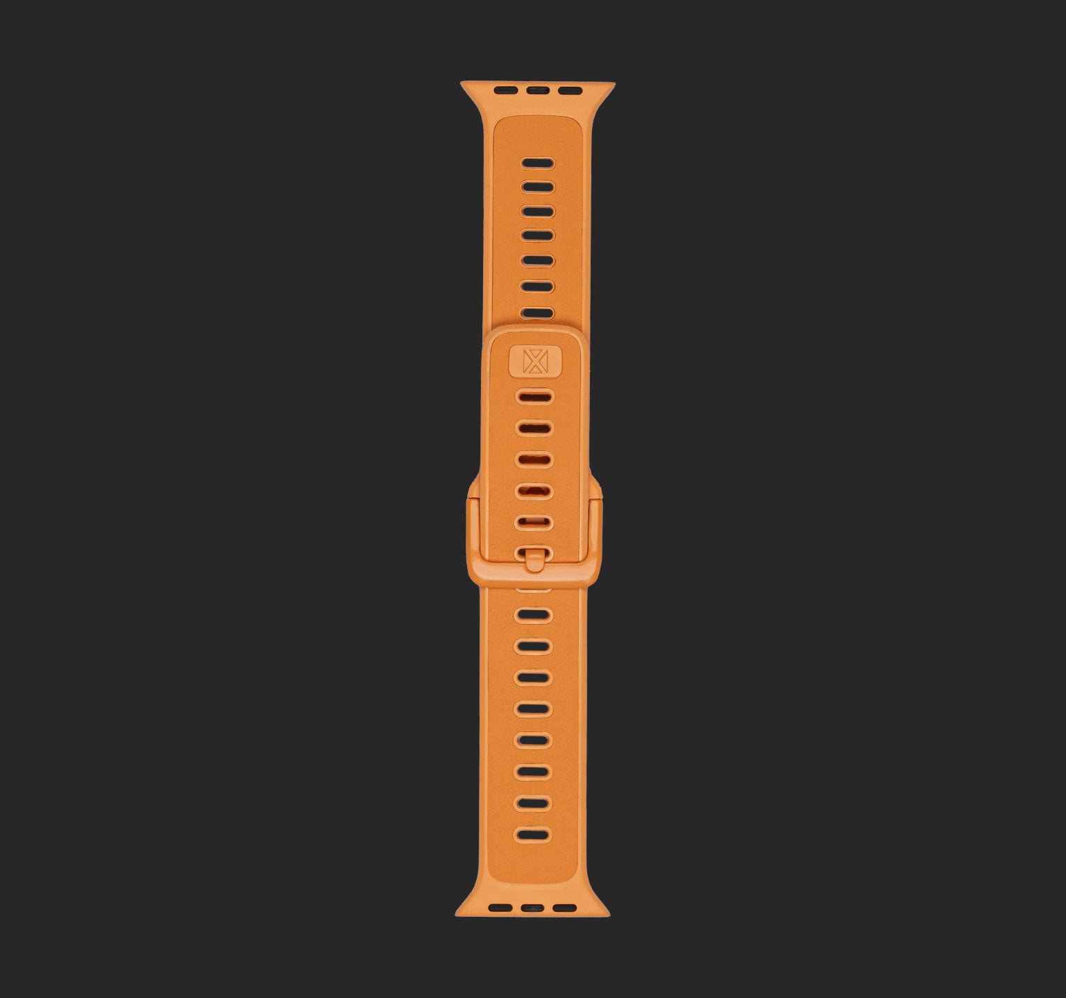 Performance Leather Strap | Orange Pop