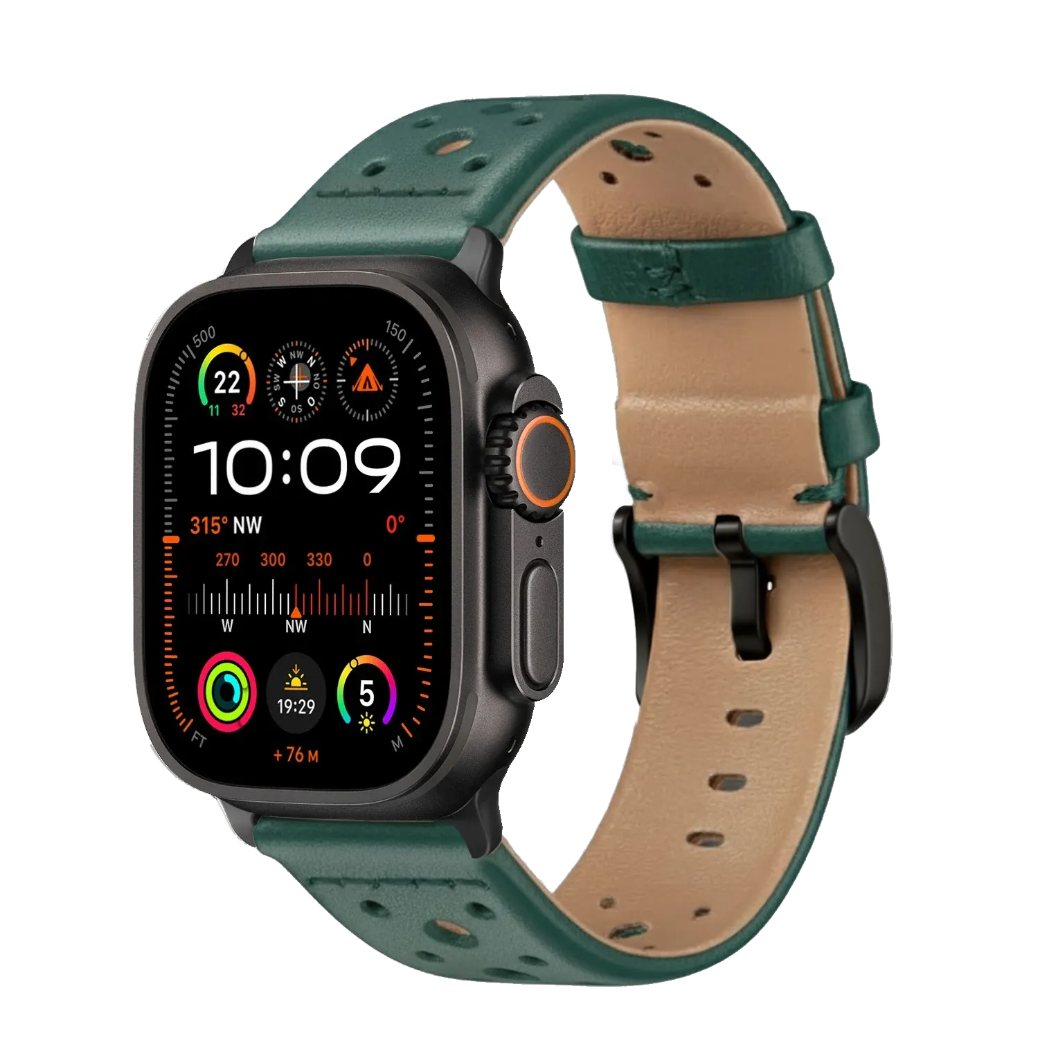 Grün / Ultra/46mm/45mm / Schwarz Matt