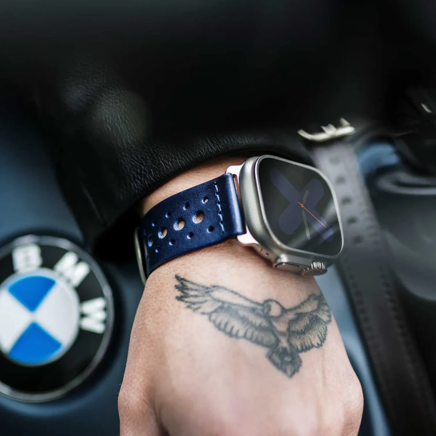 Blau / Ultra/46mm/45mm / Schwarz Matt