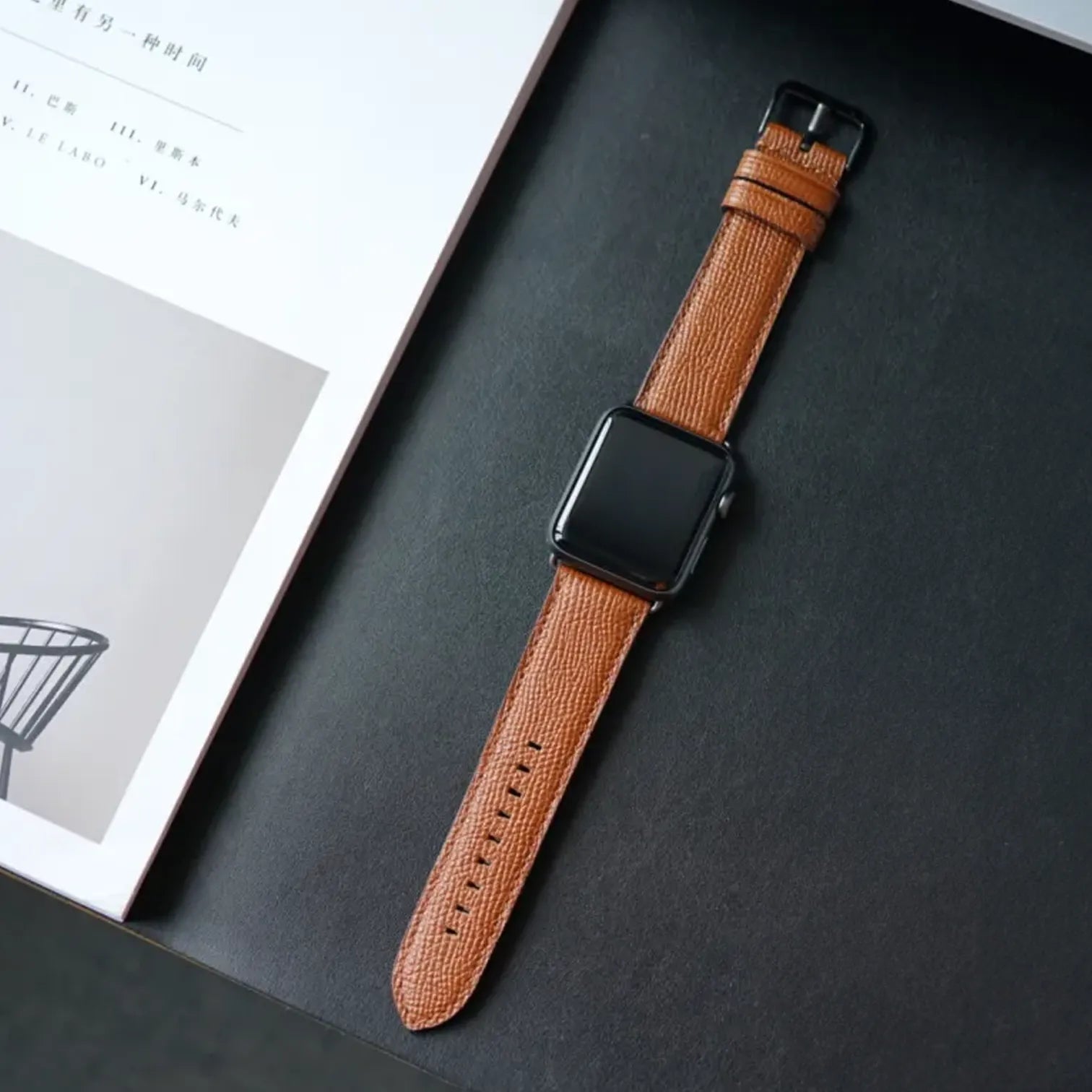 Hellbraun / Ultra/46mm/45mm / Silber Matt