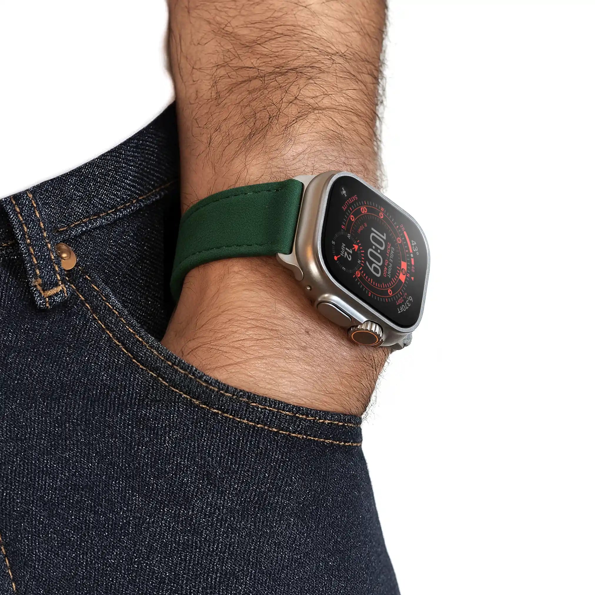 British Racing Green / 45mm / Mitternacht