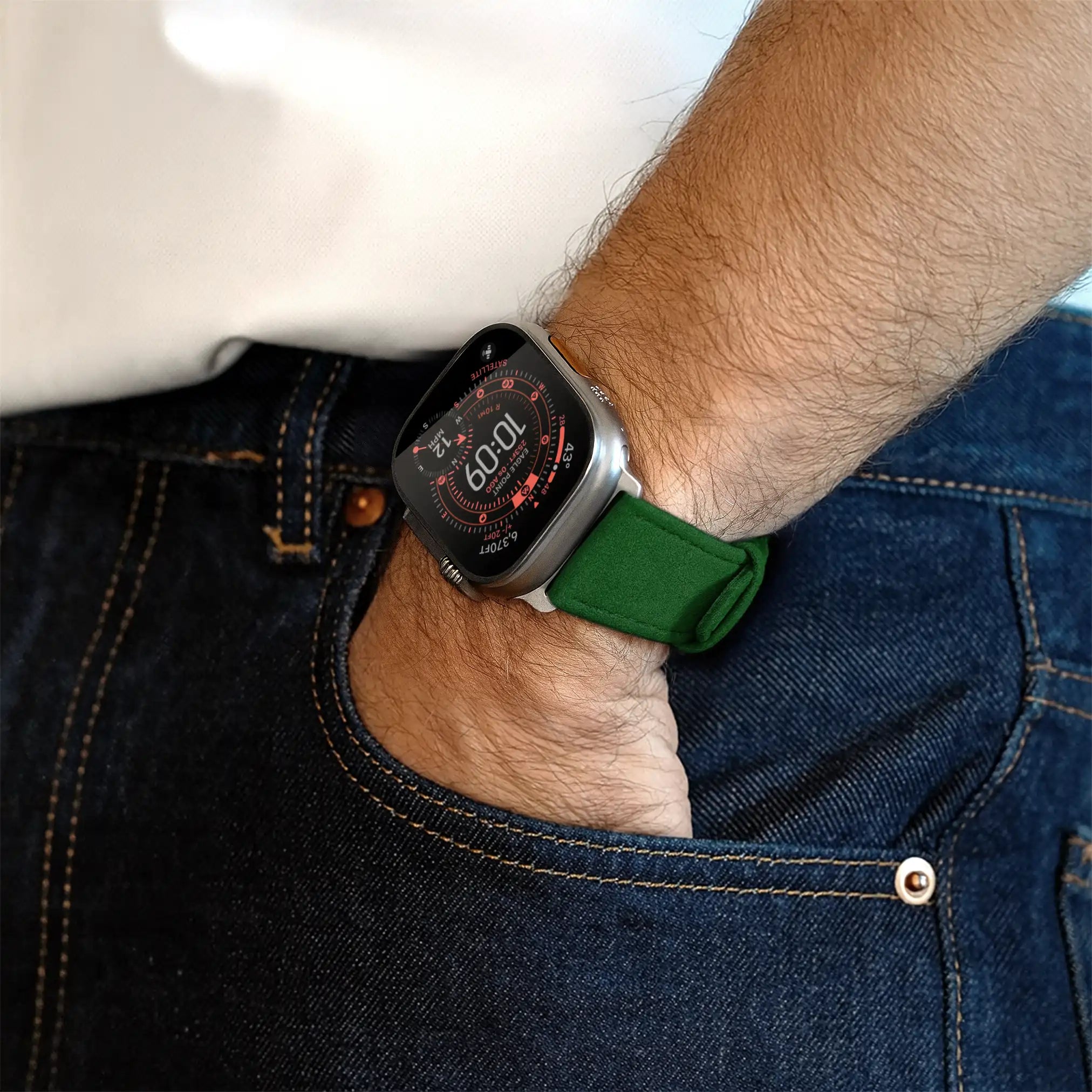 British Racing Green / 45mm / Mitternacht
