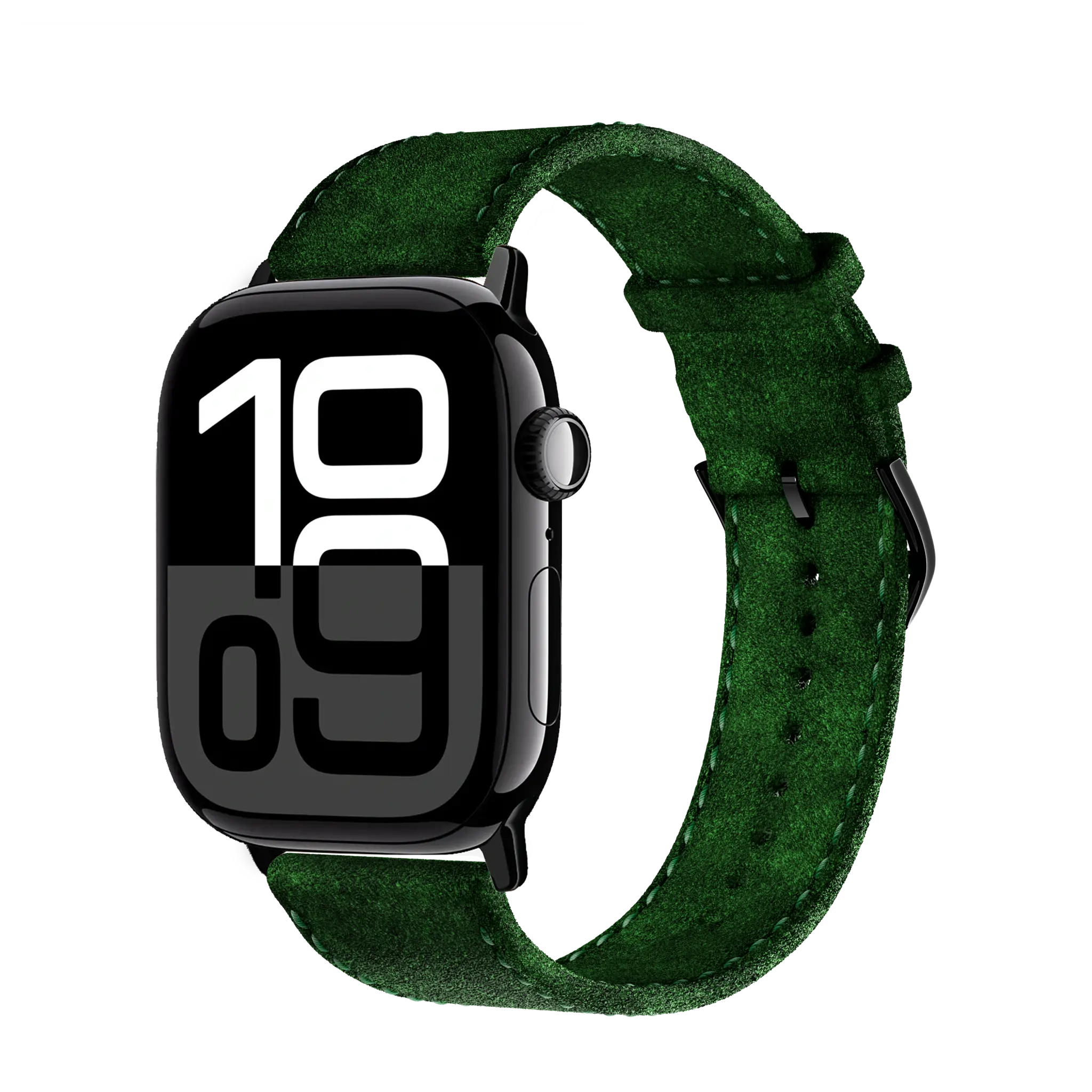 British Racing Green / 46mm / Aluminium Diamantschwarz