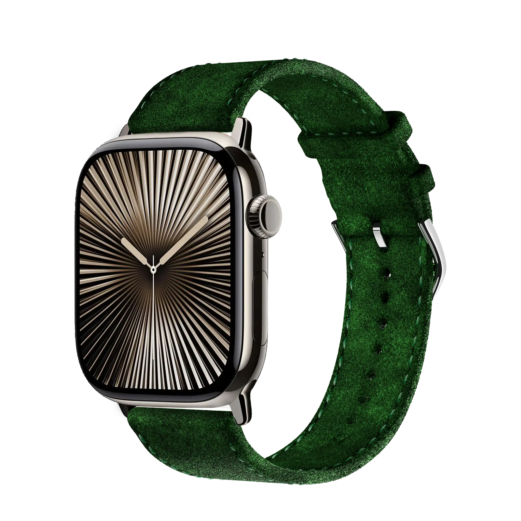 British Racing Green / 46mm / Titan Natur