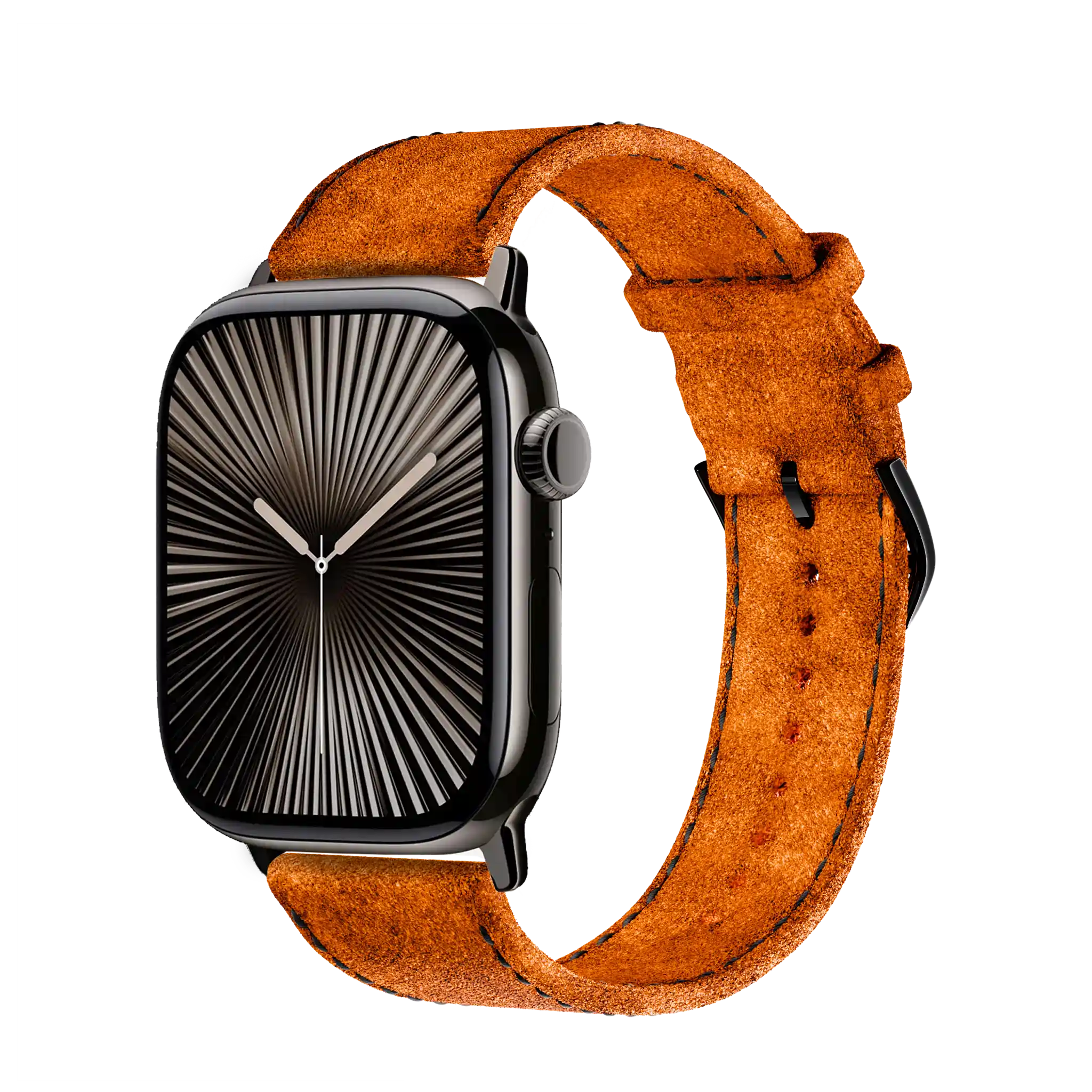 Shocking Orange / 45mm / Edelstahl Graphit