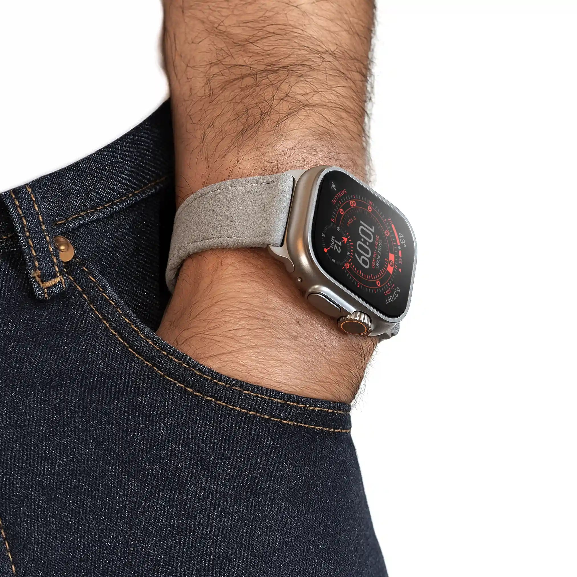 Light Grey / 46mm / Aluminium Diamantschwarz
