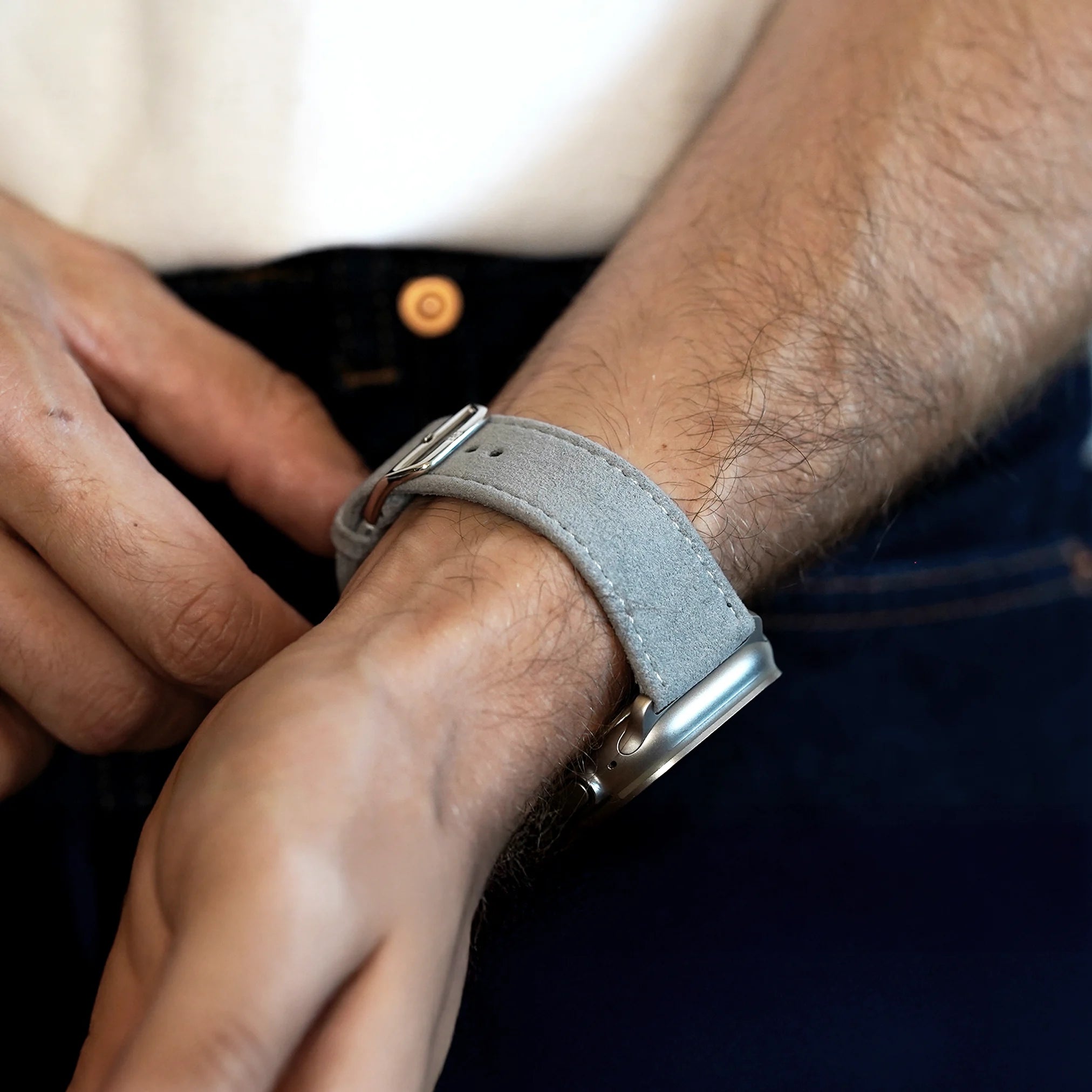 Light Grey / 46mm / Aluminium Diamantschwarz