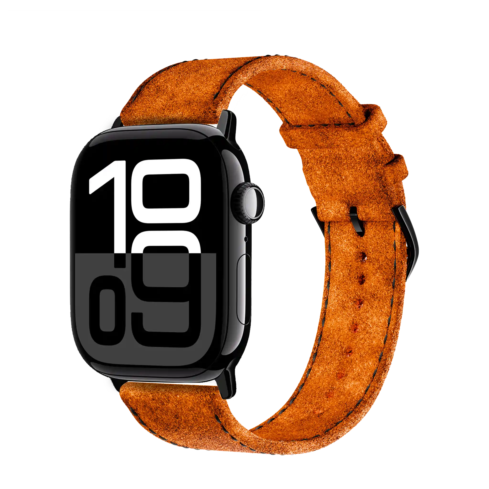 Shocking Orange / 46mm / Aluminium Diamantschwarz