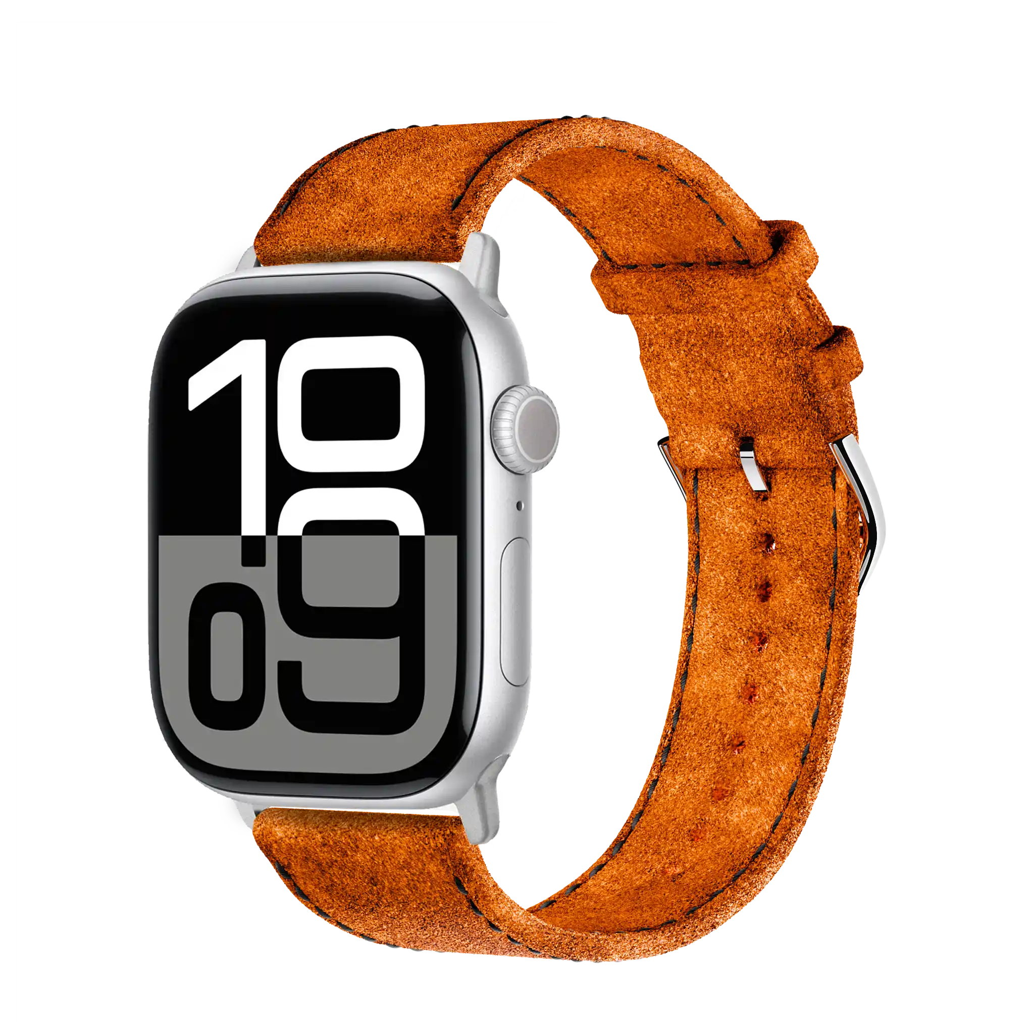 Shocking Orange / 45mm / Aluminium Silber