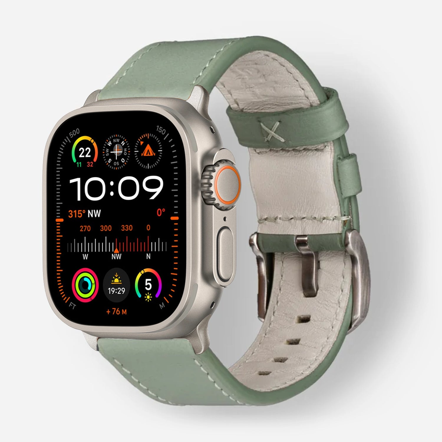 Apple Watch Waterproof Leather Strap Compatible with Series 1 10 SE Ultra 1 3 Bandwerk